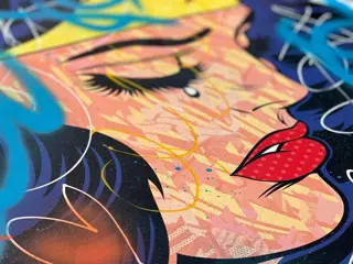 Dillon Boy (1979) - A Crying Wonder Woman vs Roy Lichtenstein (I Miss Superman))