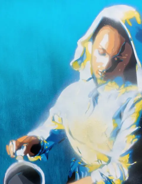 Akore (1976) - 'The Evolution of the Milkmaid' (Hommage to Vermeer)