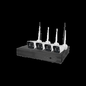 Nivian systeem met 4 draadloos 2MP camera's