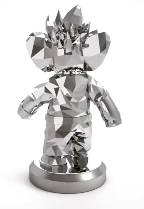 Vincent Faudemer - Babolex chrome polyverse DBZ 55cm, collaboration V. Faudemer / Idriss B.