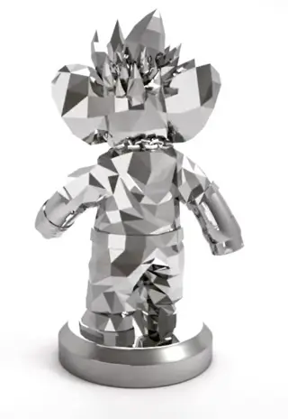 Vincent Faudemer - Babolex chrome polyverse DBZ 55cm, collaboration V. Faudemer / Idriss B.