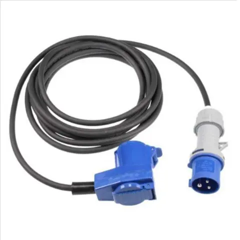 CEE verlengkabel 5 m. met duostekker