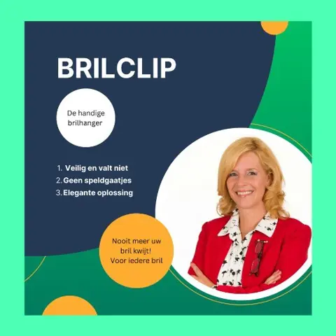 Brilclip - dat is handig - brilhanger
