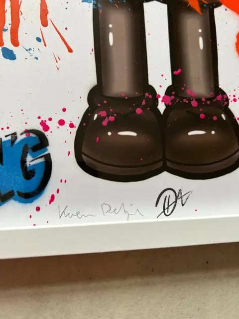 Koen Betjes (1992) - Rebellious Kaws x PopArt x Bombhugger (brown version)