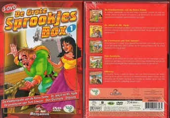 KINDER DVD 5-BOX DE GROTE SPROOKJES BOX NIEUW