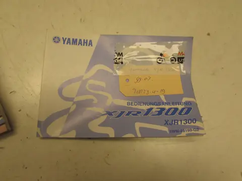 INSTRUCTIEBOEKJE Yamaha XJR 1300 1999 - 2007