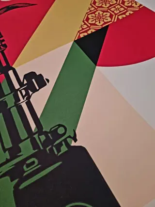 Shepard Fairey (OBEY) (1970) - AR-15 Lilly Portugal (Large Format)