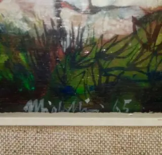 Sirio Midollini (1925-2008) - Sulla strada di Bulzi - Sardegna