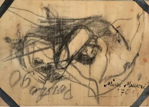 Mino Maccari (1898-1989) - Figure in rosso