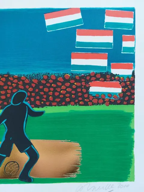 Corneille (1922-2010) - Les footballeurs le Ballon d ' or