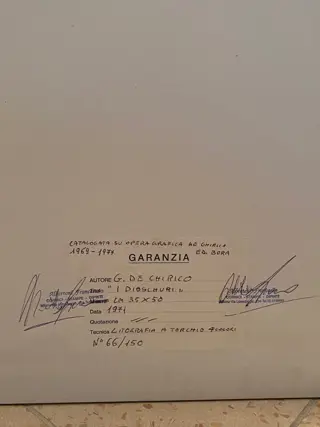 Giorgio De Chirico (1888-1978) - I Dioscuri