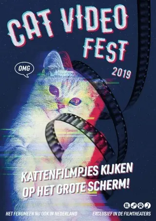 CAT VIDEO FEST filmposter.