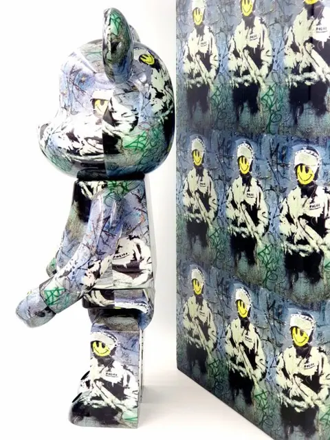 Medicom Toy - Be@rbrick 1000% (Riot cop)