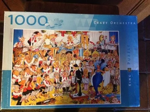 Puzzel: crazy orchestera - King puzzel 1000 stukjes