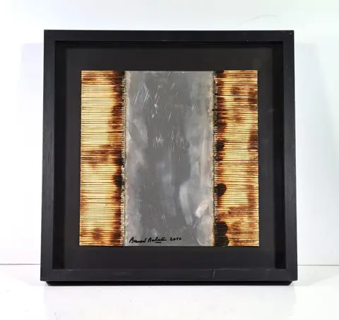 Bernard Aubertin (1934-2015) - Dessins de feu sur aluminium