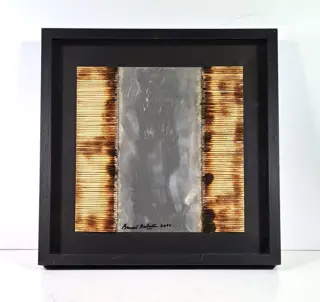 Bernard Aubertin (1934-2015) - Dessins de feu sur aluminium