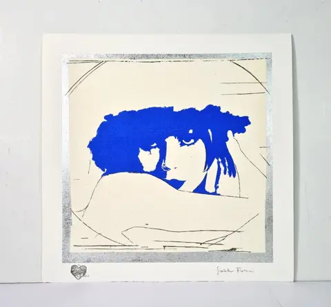 Giosetta Fioroni (1932) - Doppio liberty blue