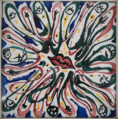 Salvador Dali (1904-1989) - Baiser aux mille yeux