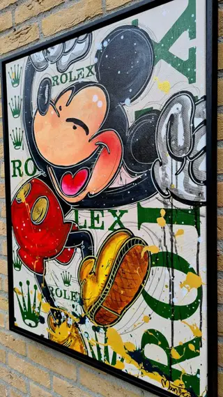Moontje (1971) - Mikey Mouse happy with his Rolex!