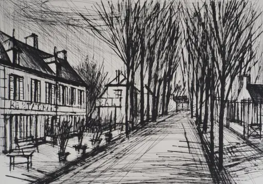 Bernard Buffet (1928-1999) - Bretagne : L'allée