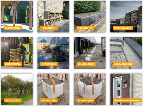 Beton voor huis en tuin kopen