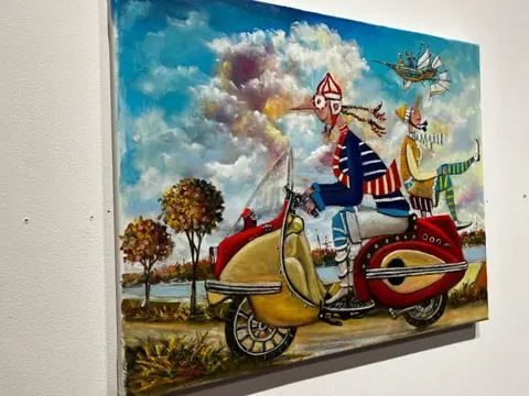 Artur Płachta (1971) - Guys prefer to fly in the clouds