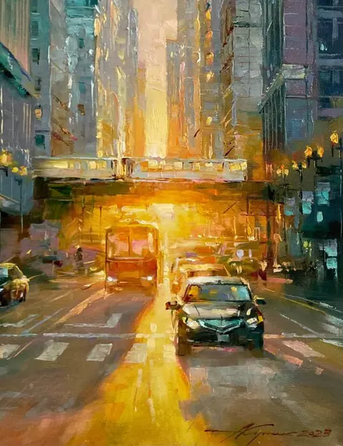 Andriy Kulyk (1971) - The last sun rays