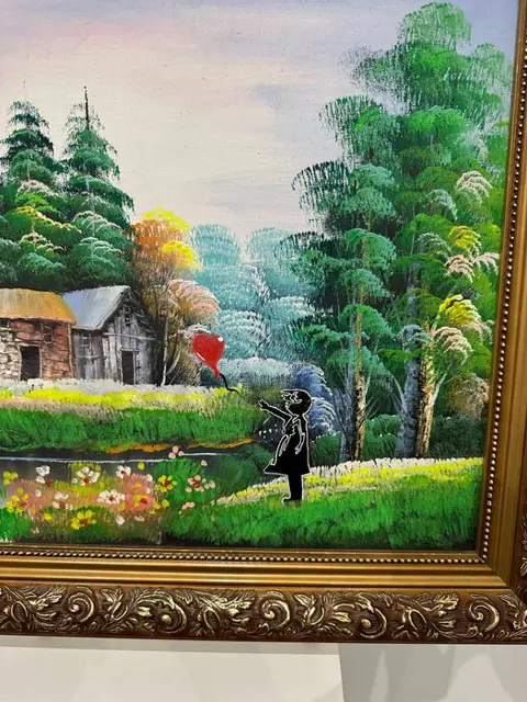Art'Pej - Banksy Girl with Balloon