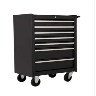 Gereedschapswagen zwart 7-laden