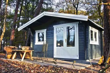 Tuinhuis-Blokhut 4x4: 440 x 440 x 265 (h) cm