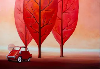 Piero Costa - Le principe de l'automne. from René Magritte -XL