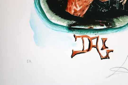 Salvador Dalí (after) - Tarot - The King Of Cup