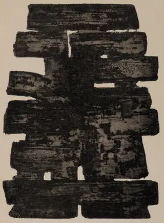 Pierre Soulages (1919) - Gouaches et gravures (A)