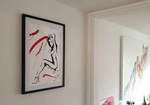 Liesens - NR. 1 ( urban pop art) incl gratis lijst