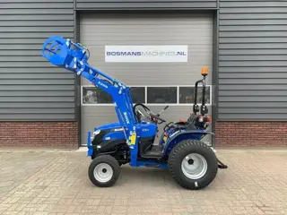Solis 26 4WD 24.5 PK minitractor NIEUW + frontlader / GAZONBANDEN