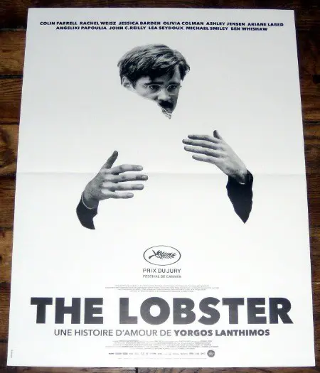 THE LOBSTER Franse filmposter.