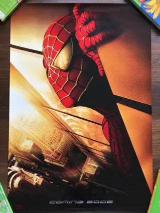 SPIDER - MAN ( WTC TWIN TOWERS - versie ) filmposter.