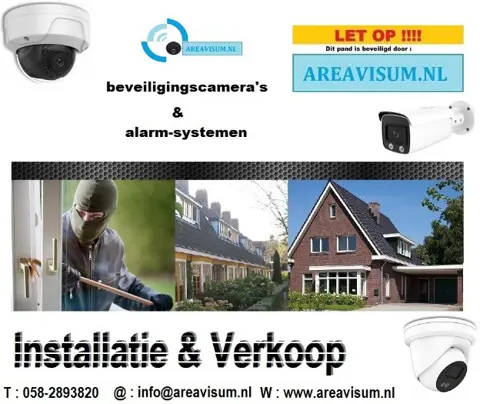 Beveiliging ,camera- en alarmsystemen installatie en verkoop