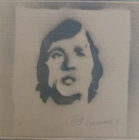 Hugo Kaagman '' Johan Cruyff '' 96 stencil spray