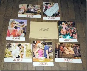 WHAT HAPPENS IN VEGAS lobby cards.