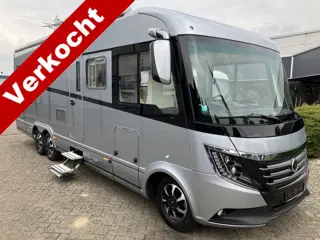 NIESMANN BISCHOFF ARTO 85E UNIEK Zilvergrijs metallic 3-as Luchtvering Levelsysteem Leder Gevraagd: 