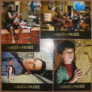 NIGHT AT THE MUSEUM lobbycard set.