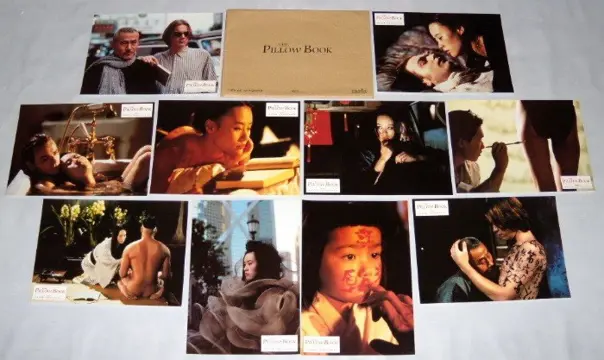 THE PILLOW BOOK lobbycard set.