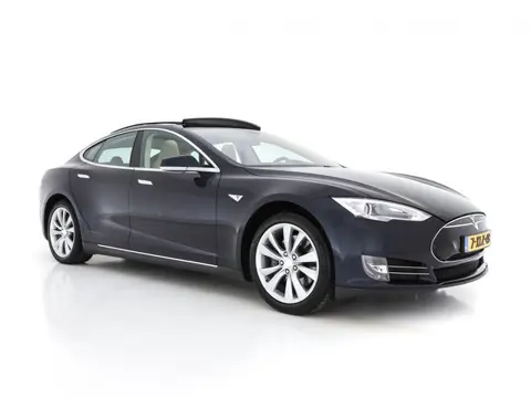 Tesla Model S 85 Base [ 3-Fase ] (INCL-BTW) *PANO | KEYLESS | LEATHER | NAVI-FULLMAP | FULL-LED | CA