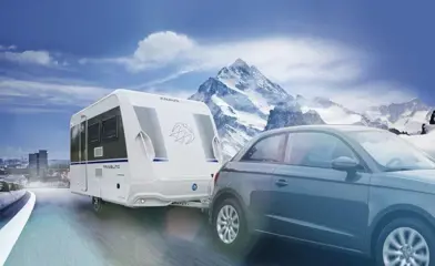 Knaus Travelino 480 QL Deze lichtgewicht caravan nu in onze