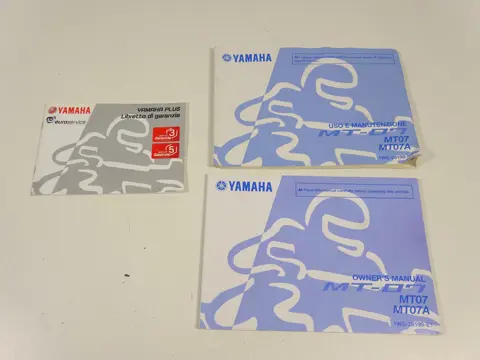 INSTRUCTIEBOEKJE Yamaha MT 07 2014 - 2017
