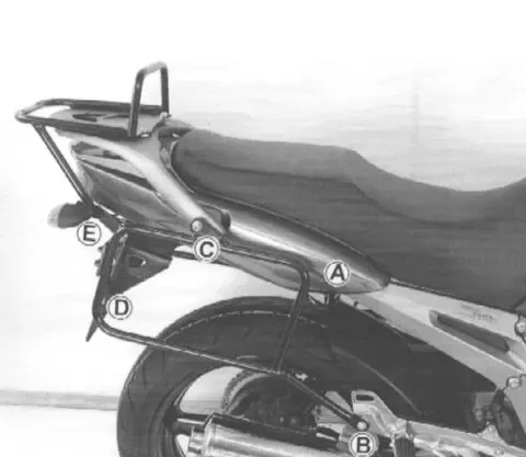 KOFFERBEUGELSET Yamaha TDM 2001 - 2004 / 2005 - 2010