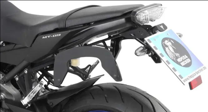 KOFFERBEUGELSET Yamaha MT 09 2013 - 2017