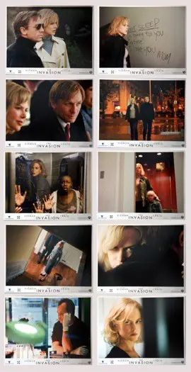 THE INVASION lobbycard set.