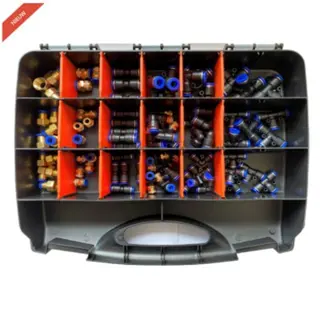 Assortiment push-in luchtkoppelingen (78-delig)
